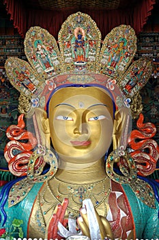 Maitreya - Future Buddha statue from Ladakh photo