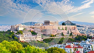 The majestic Acropolis in Athens, Greece
