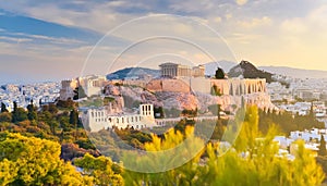 The majestic Acropolis in Athens, Greece