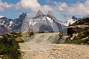 Majestic Alpine Peaks: Awe-Inspiring Aiguilles d& x27;Arves Landscape in Savoie