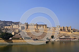 Majestic Amer Fort in Jaipur, India