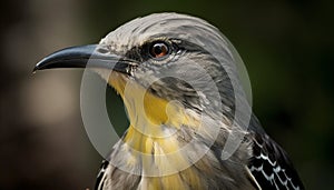 A majestic bald eagle perched on a branch, looking away generated by AI