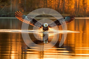 Majestic Bald Eagle Soaring Overhead