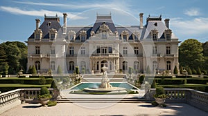 majestic beautiful mansion building