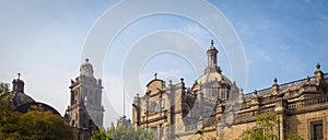 Majestic cathedral in Mexico City