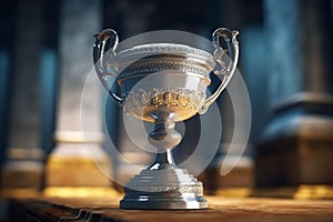 Majestic champion\'s trophy as a symbol of triumph and accomplishment.