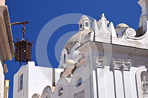 Majestic church on Capri island, Italy