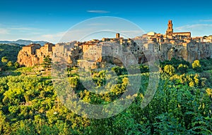 The majestic city on the rock,Pitigliano,Tuscany,Italy