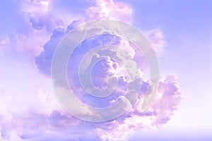 Majestic clouds in the atmosphere