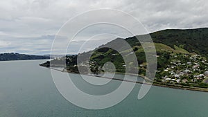 The Majestic Coast View of the Dunedin city New Zealand and rural areas