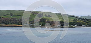 The Majestic Coast View of the Dunedin city New Zealand and rural areas