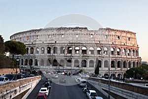 The majestic Colosseum in Rome