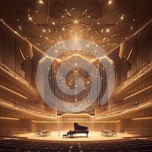 Majestic Concert Hall with Grand Organ