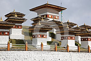 Majestic Dochula Pass Choetens, Bhutan