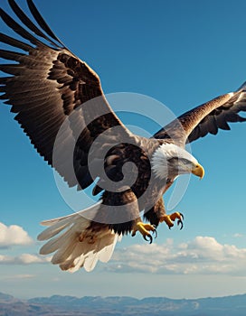 Majestic Eagle in Flight