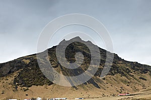 The majestic Eyjafjoll Mountain in Iceland