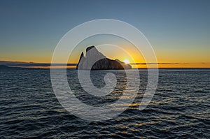 Kicker Rock at Sunset, Galapagos, Ecuador