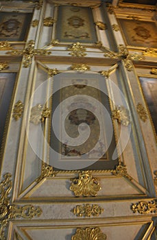 Church and Convent Madre de Deus interior in Lisbon Portugal