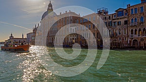 The majestic grand canal Venice. VeniceItaly 2015