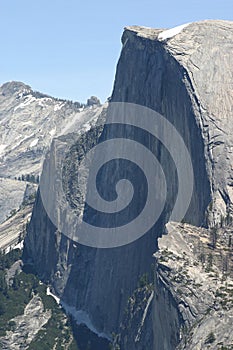 Majestic Half Dome in Yosemite National Park, California, USA, viewed from Glacier Point overlook.