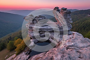 Majestic Heart Rock at Sunrise