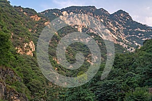 The majestic Huashan mountain in China