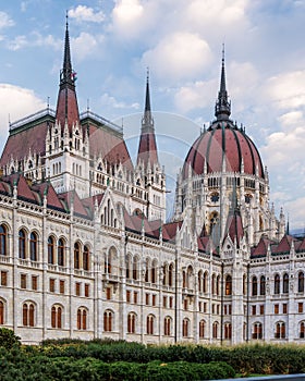 Majestic Hungarian Parliament Building in Budapest.