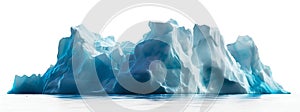 Majestic Iceberg Floating on Calm Waters. Generative ai