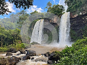 Majestic Iguazu Falls of the Argentine province of Misiones