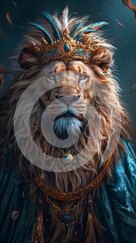 Majestic lion 