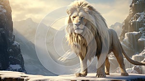 The Majestic Lion: A Cinematic Still Shot From The Golden Compass