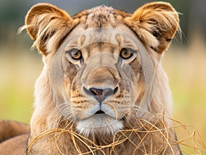 Majestic Lion Portrait