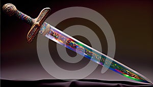 The Majestic Longsword, An Otherworldly Beauty Made with Generative AI