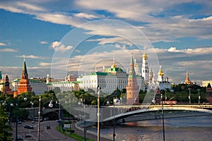 Majestic look to the Moscow Kremlin