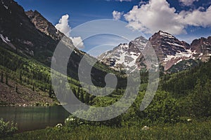 Maroon Lake and Maroon Bells