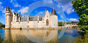 Majestic medieval castles in Loire valley - Le Plessis Bourre. F photo