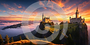 Majestic Medieval Castles Panoramics