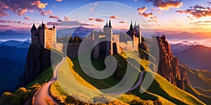 Majestic Medieval Castles Panoramics