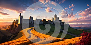 Majestic Medieval Castles Panoramics