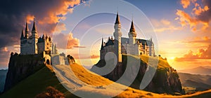 Majestic Medieval Castles Panoramics