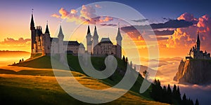 Majestic Medieval Castles Panoramics