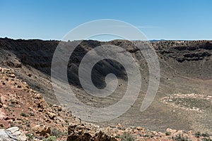 Majestic Meteor Crater vista, northern Arizona