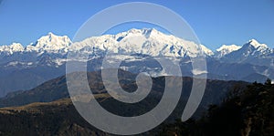 Majestic Mount Kangchenjunga, Himalayans