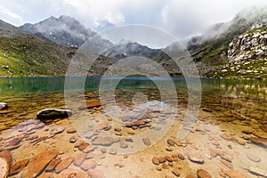 Majestic mountain lake in Turkey