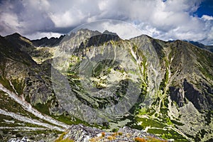 Majestic mountain landscape. The Tatras, Slovakia.