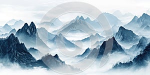 Majestic Mountain Range Landscape photo
