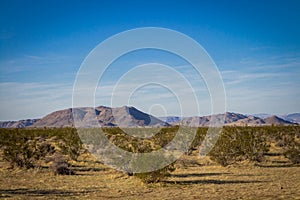 Majestic Mountains in a California Desert