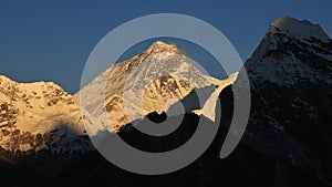 Majestic Mt Everest at sunset