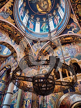 Majestic Orthodox church interior