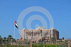 Majestic and Palatial beach front hotel known as Emirates Palace in Abu Dhabi UAE